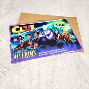 NWT 8x12 Metal Disney Villians CLUE Sign
